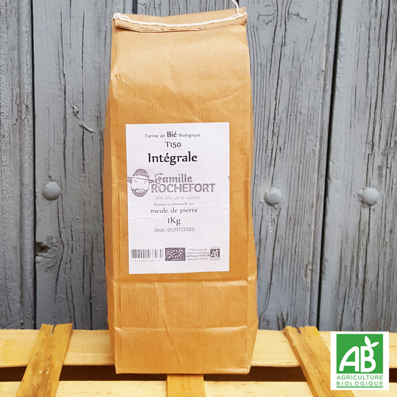 Farine de Blé T150 intégrale bio