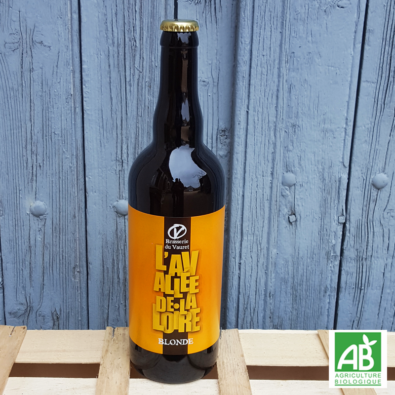 Brasserie du Vauret - Blonde - 75cl - bio Brasserie du Vauret - Blonde - 75cl - bio