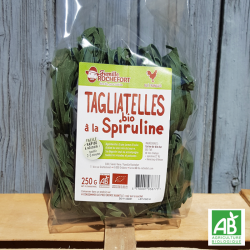 Tagliatelles à la Spiruline bio