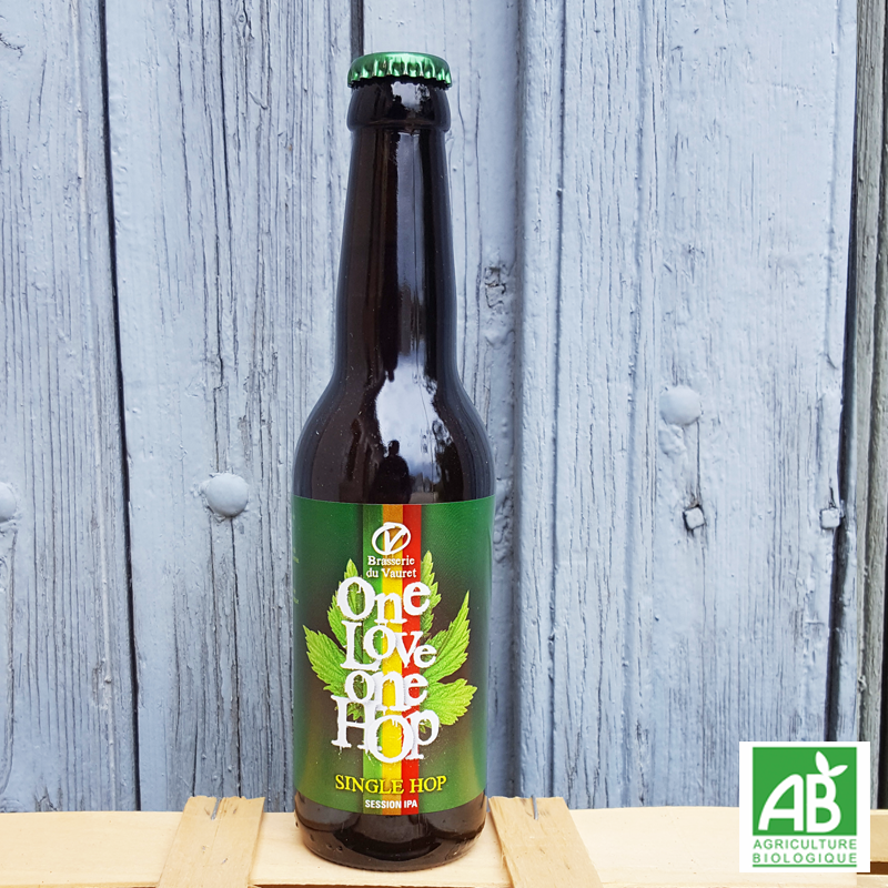 One Love One Hop - Brasserie du Vauret bio One Love One Hop - Brasserie du Vauret bio
