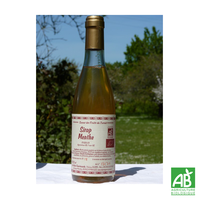 Sirop de menthe bio Sirop de menthe bio