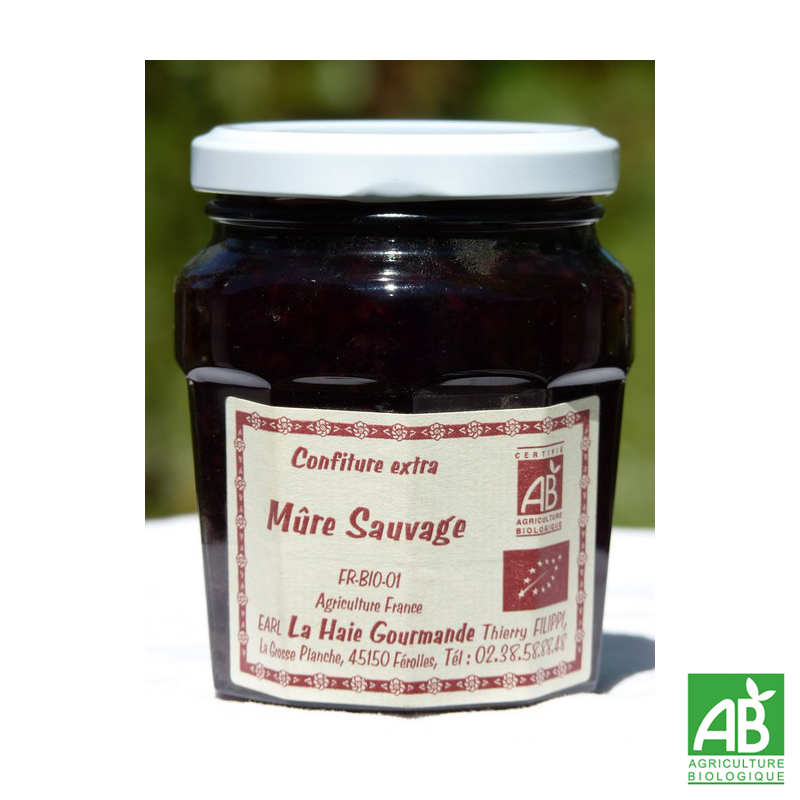 Confiture de Mûre Sauvage bio