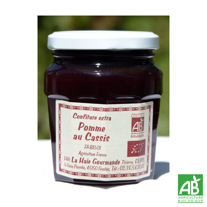 Confiture de Pomme au Cassis bio