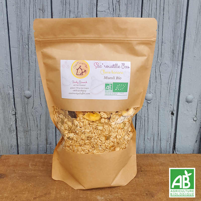 Muesli choco banane bio