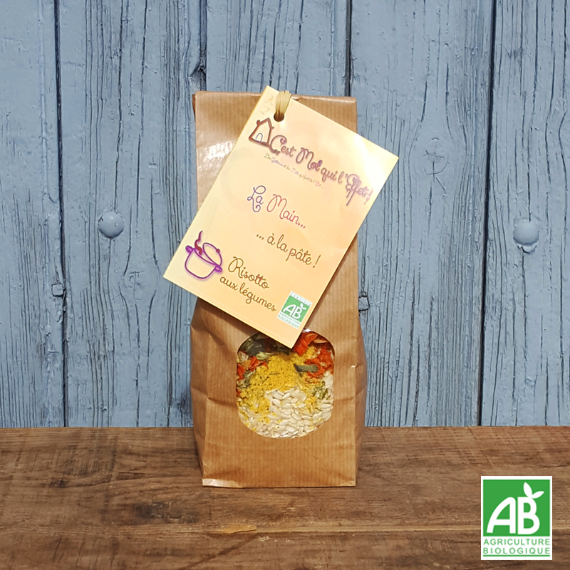 Kit pour risotto aux légumes bio