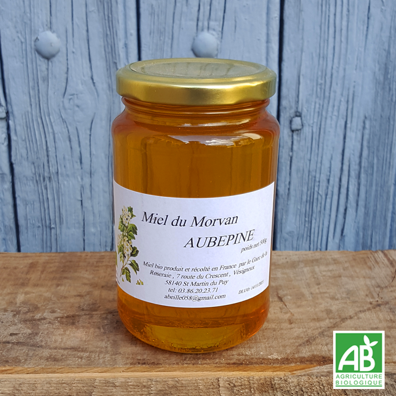 Miel d'aubépine du Morvan bio Miel d'aubépine du Morvan bio