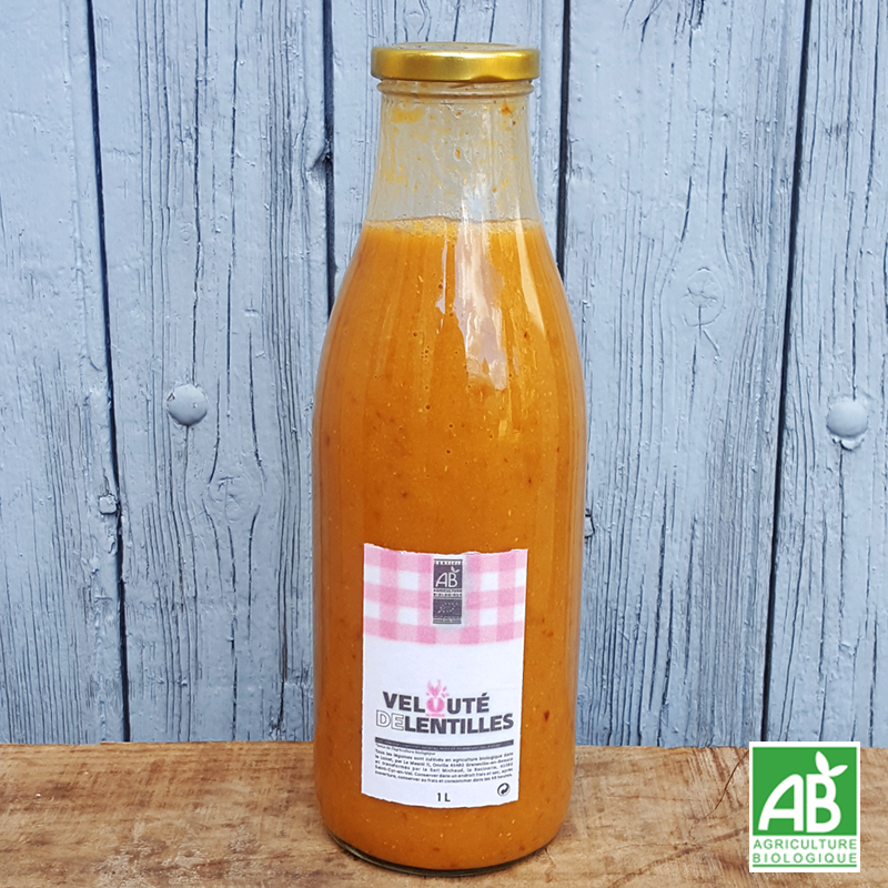 Velouté de lentilles (1L) bio