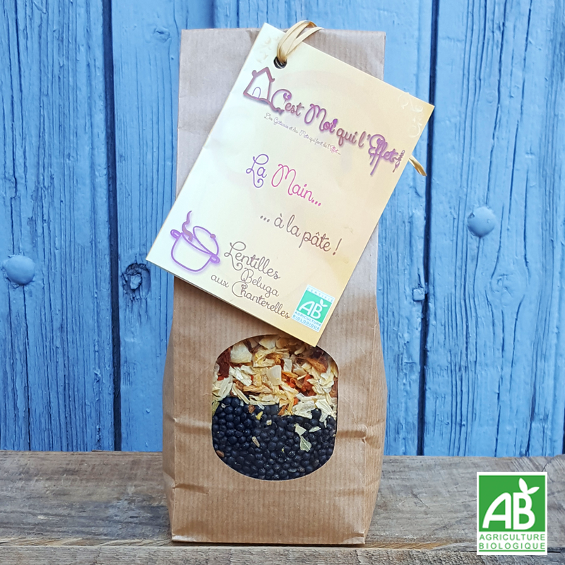 Kit pour lentilles Beluga aux Chanterelles bio