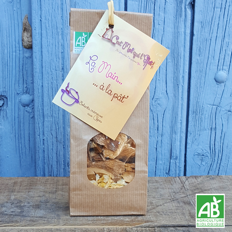 Kit pour polenta crémeuse aux Cèpes bio
