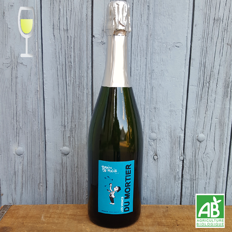 Brain de Folie pétillant blanc bio - Domaine du Mortier