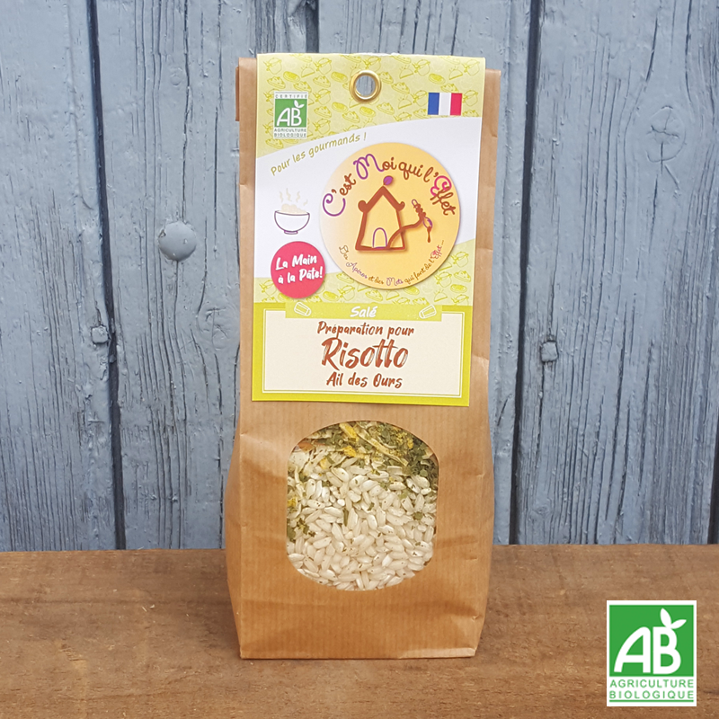 Kit pour risotto Ail des Ours bio