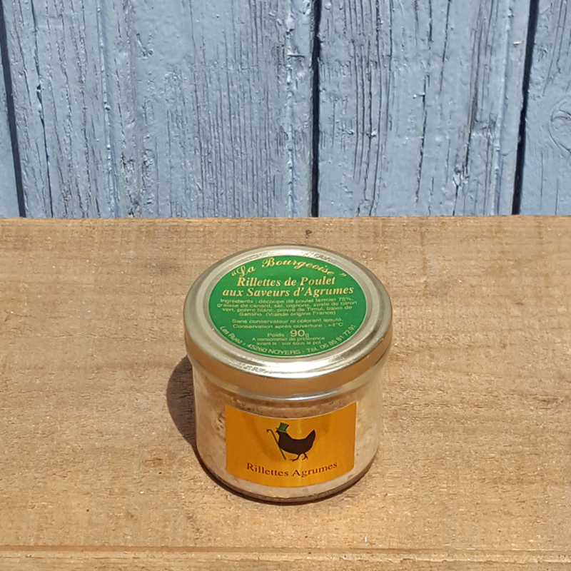 Rillettes de Poulet aux Saveurs d'Agrumes