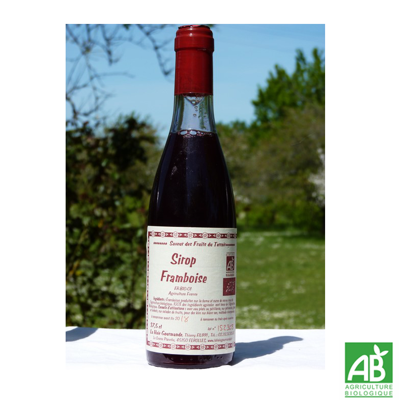 Sirop de framboise bio Sirop de framboise bio