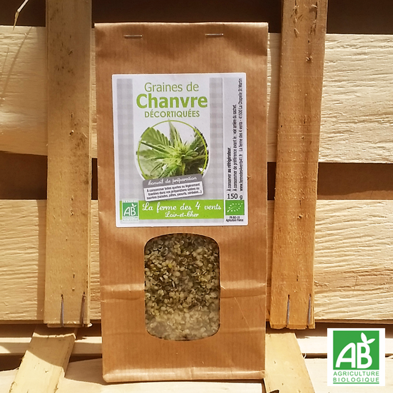 Graines de chanvre bio Graines de chanvre bio