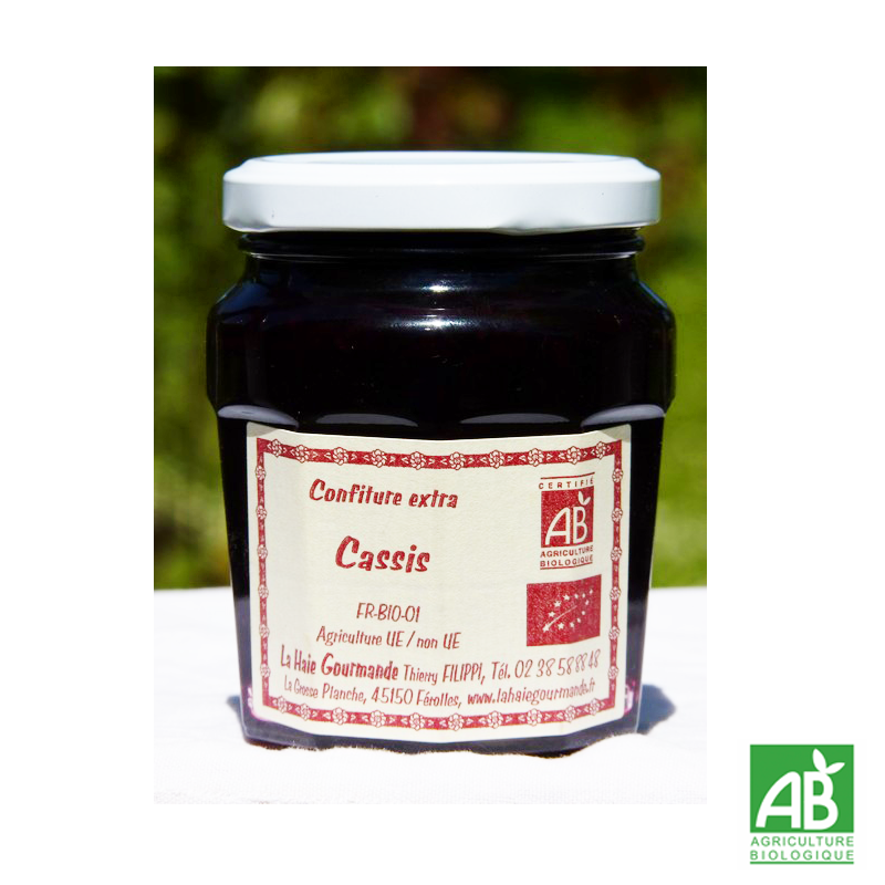 Confiture cassis bio