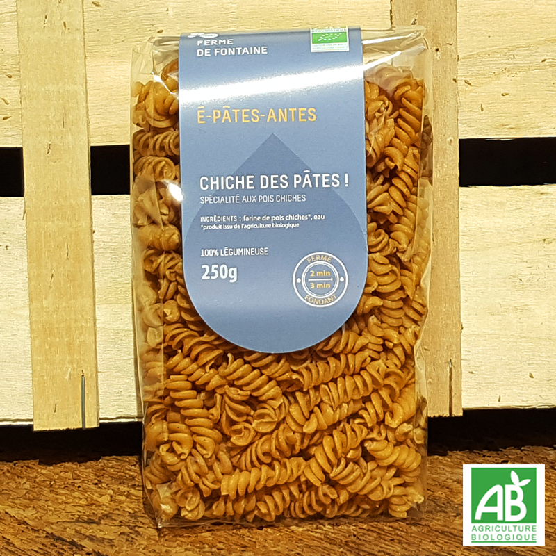 Pâtes bio - "Chiche des Pâtes !" - Les É-Pâtes-Antes