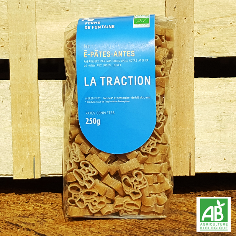 Pâtes bio - "La Traction" - Les É-Pâtes-Antes