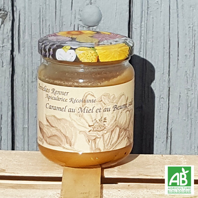 Caramel au miel et beurre salé bio